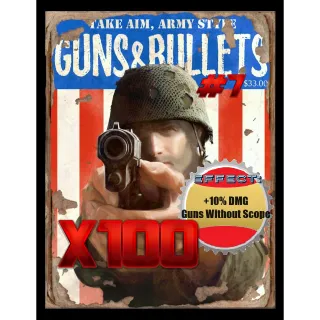 Guns Bullets