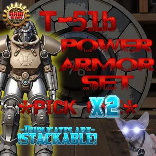 x2 T-51b Power Armor Set