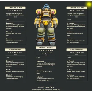 Excavator Vanguard APEX Sentinel