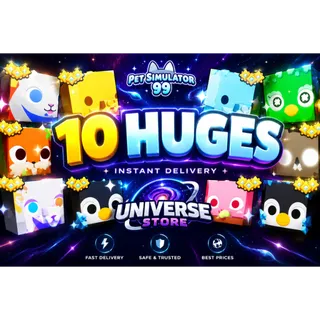 10 RANDOM HUGES PET SIMULATOR 99