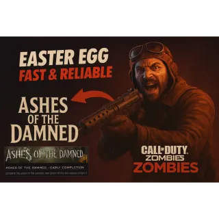 BLACK OPS 7 ASH OF THE DAMNED EASTER EGG CARRY SERVICE FAST AND EASY