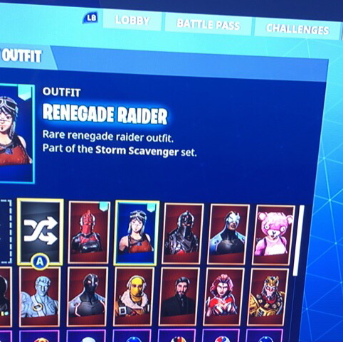 Renegade raider account