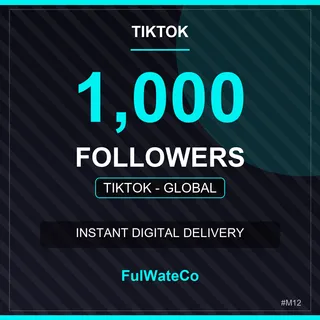 TikTok 1000 Followers | No Password Needed | Fast Delivery | Global