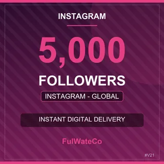 Instagram 5000 Followers | No Password Needed | Fast Delivery | Global