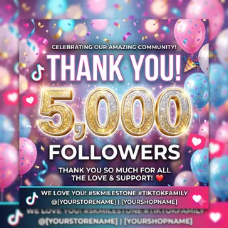 TIKTOK Followers 5.000