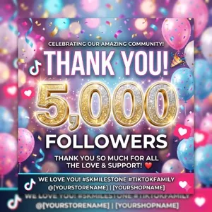 TIKTOK Followers 5.000