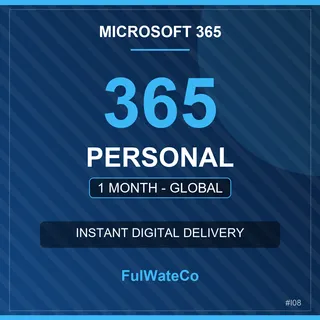 Microsoft 365 Personal 1 Month | Office Apps + 1TB OneDrive | Instant Delivery