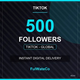 TikTok 500 Followers | No Password Needed | Fast Delivery | Global