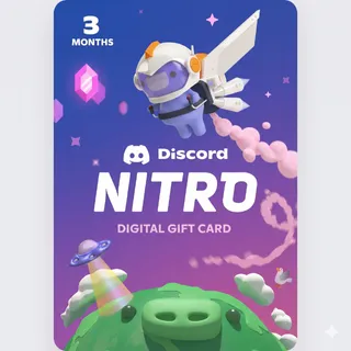 Discord Nitro 3 Months Basic - Link