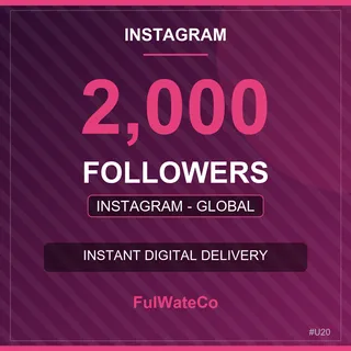 Instagram 2000 Followers | No Password Needed | Fast Delivery | Global