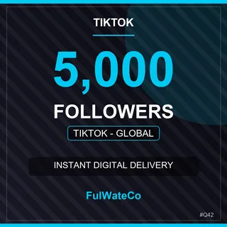 TikTok 5000 Followers | No Password Needed | Fast Delivery | Global