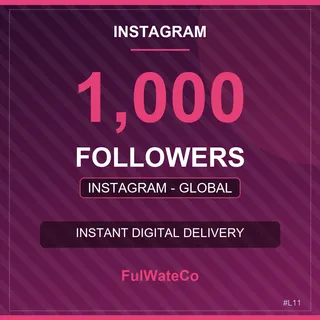 Instagram 1000 Followers | No Password Needed | Fast Delivery | Global
