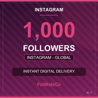 Instagram 1000 Followers | No Password Needed | Fast Delivery | Global