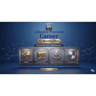 12 Months Linkedin Premium Career with Activation Link