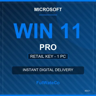 Windows 11 Pro Retail Key | Genuine Global License | 1 PC | Instant Delivery