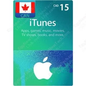 🌸$15 ITUNES CANADA🌸INSTANT DELIVERY🌸