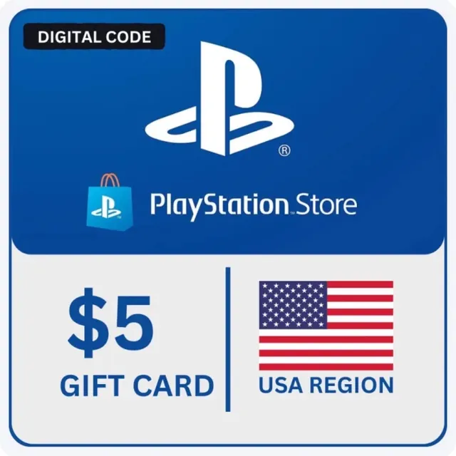 5 Playstation Network PSN USA INSTANT DELIVERY