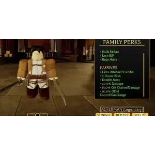 ACKERMAN FAMILY - (AOTR) Attack On Titan Revolution