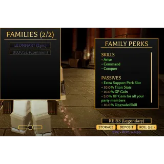 REISS FAMILY - (AOTR) Attack On Titan Revolution