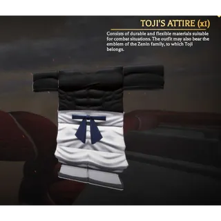 Toji Attire - Cosmetic - Legendary Item - Attack On Titan Revolution - AOTR