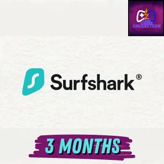 SURFSHARK VPN 3 MONTH (UNLIMITED DEVICES - GLOBAL)