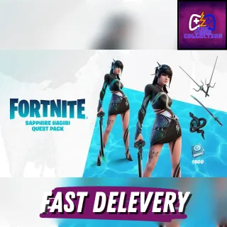 FORTNITE - SAPPHIRE HAGIRI QUEST PACK