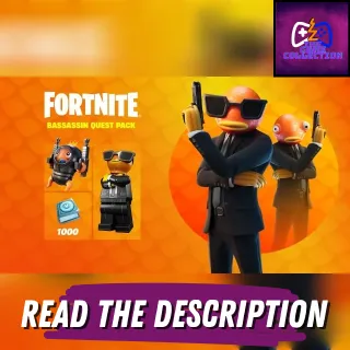 FORTNITE - BASSASSIN QUEST PACK (GLOBAL & ALL PLATFORMS📌)