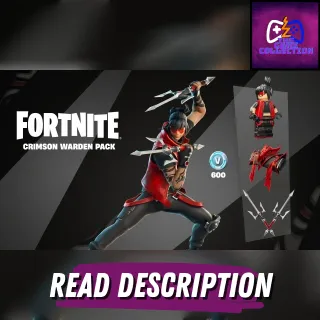 FORTNITE - CRIMSON WARDEN PACK (GLOBAL & ALL PLATFORM📌)