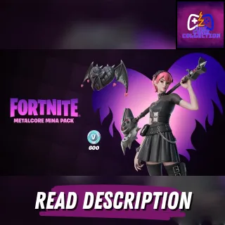 FORTNITE - METALCORE MINA PACK (GLOBAL & ALL PLATFORM📌)