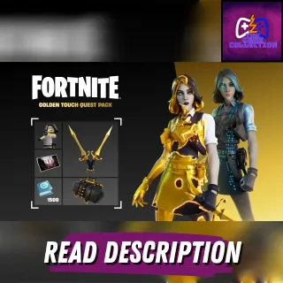 FORTNITE - GOLDEN TOUCH QUEST PACK (GLOBAL & ALL PLATFORMS📌)