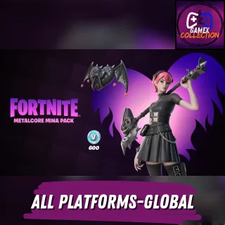Fortnite - Metalcore Mina Pack (ALL PLATFORM|GLOBAL)📌