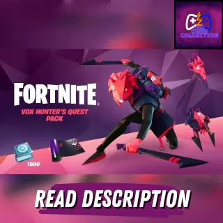 FORTNITE - VOX HUNTER'S QUEST PACK (GLOBAL & ALL PLATFORM📌)