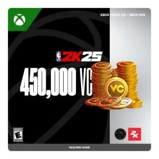 NBA 2K25: 450,000 Virtual Currency Pack- Xbox One, Xbox Series X|S [Digital] - US ONLY - INSTANLY DELIVERY 