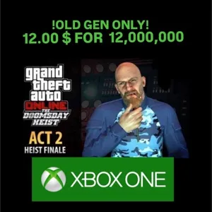 GTA 5 Money 12,000,000/Xbox One/ Old Gen 