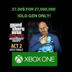 GTA 5 Money 27,000,000/Xbox One/ Old Gen version 