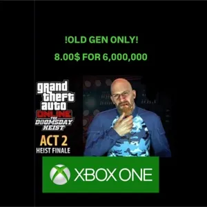 GTA 5 Money 6,000,000/Xbox One/ Old Gen version
