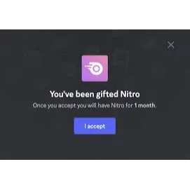 1 Month Nitro Booster Giftlink |  Legal Paid |  Full Warrenty