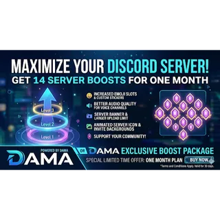 14 boosts server dc 1m