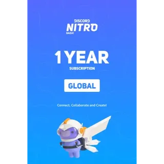 1-Year Nitro basic DC | Via Login | Instant