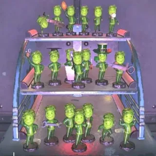 Glowing Bobbleheads Set