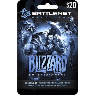 Blizzard Gift Card 20 USD Battle.net - Other Gift Cards - Gameflip