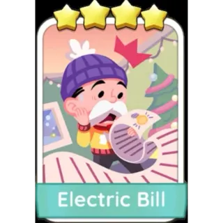 Electric Bill 4⭐ (Set 5) Monopoly Go