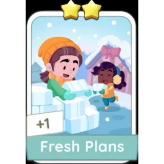 Fresh Plans 2⭐(Set 7) Monopoly Go