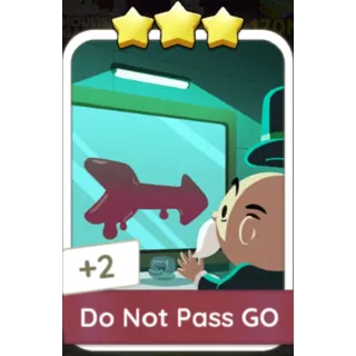 Do Not Pass GO 3⭐ (Set 9) Monopoly Go