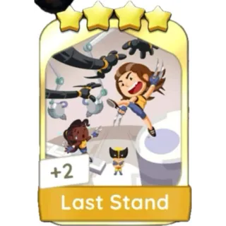 Last Stand  4 Star GOLD STICKER (Set 17)  Monopoly Go