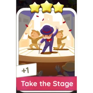 Take The Stage 3⭐ (Set 10) Monopoly Go