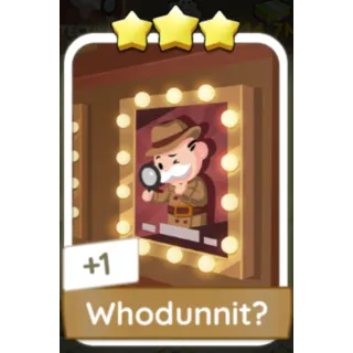 Whodunnit? 3⭐ (Set 5) Monopoly Go