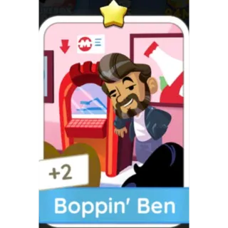 Boppin' Ben 1⭐ (Set 4) Monopoly Go