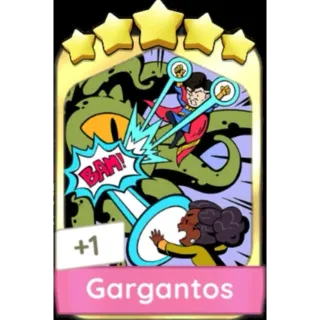 Gargantos  5 Star GOLD STICKER (Set 18)  Monopoly Go