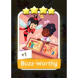 Buzz-Worthy  4⭐ (Set 10 Monopoly Go